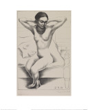 Nude with Beads (Frida Kahlo), 1930 Giclée-Druck von Diego Rivera
