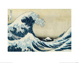 Under the Wave, Off Kanagawa reproduction procédé giclée par Katsushika Hokusai