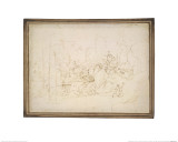 Wooded Ravine Spanned by a Stone Bridge Giclee Print by Fra Bartolommeo