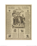 Calavera Tapatia Lámina giclée por Antonio Vanegas Arroyo Calavera Tapatia Lámina giclée por Antonio Vanegas Arroyo
