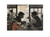 Chatting over Tea Giclee Print by Wu Jide