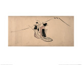 Chûshingura ('Treasury of the Forty-Seven Loyal Retainers'), a Handscroll Painting Giclee Print by Chushingura 
