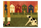 Walk the Dog I Kunst av Benjamin Bay