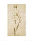 Michelangelo's David Giclee Print by Sanzio Raphael