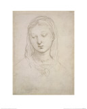 Tête de femme Reproduction procédé giclée par Raphael 