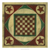 Antique Checkers Pósters por Ethan Harper Antique Checkers Pósters por Ethan Harper