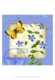 Butterfly Meadow III Prints by Jane Maday