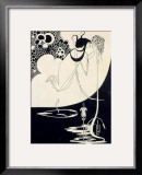 The Climax, Illustration from "Salome" by Oscar Wilde, 1893 Framed Giclee Print by Aubrey Beardsley