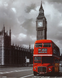Autobús rojo de Londres (London Red Bus) Pósters Autobús rojo de Londres (London Red Bus) Pósters