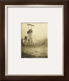 The War of the Worlds, The Martians Fire Their Gas- Guns Framed Giclee Print by Henrique Alvim Corrêa