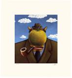Coyote Portrait of Magritte Limited Edition by Markus Pierson