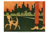 Walk the Dog III Prints by Benjamin Bay