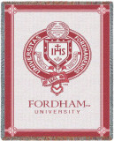Fordham University Throw Blanket