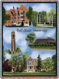 Ball State University, Collage Throw Blanket Ball State University, Collage Throw Blanket