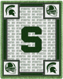 Michigan State University, Go State Throw Blanket Michigan State University, Go State Throw Blanket
