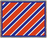 Spirit: Orange and Blue Throw Blanket