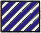 Spirit: Blue and White Throw Blanket