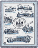 Universidade de Maine Throw Blanket Universidade de Maine Throw Blanket