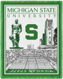 Michigan State University Throw Blanket