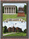 North Carolina A&T State University, Collage Throw Blanket North Carolina A&T State University, Collage Throw Blanket