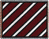 Spirit: Burgandy and Black Throw Blanket
