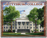 Gettysburg College, Pennsylvania Hall Throw Blanket