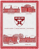 Harvard University, Business School Seal Throw Blanket