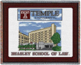 Temple University, School of Law Throw Blanket