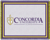 Concordia University of Texas Flame Throw Blanket