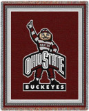 Ohio State University, Buckeyes Mascot Throw Blanket