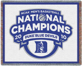 Duke University, 2010 NCAA Champions Throw Blanket