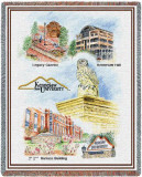 Kennesaw State University, Collage Throw Blanket