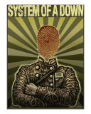 System of a Down Lærredstryk på blindramme