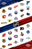 NHL - Logos 2010 Affiches