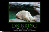 Give Up - Drinking Pósters Give Up - Drinking Pósters