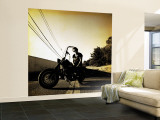 Bruce Springsteen on Harley Davidson Wall Mural – Large