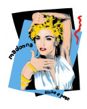 Madonna Stretched Canvas Print