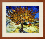 Mulberry Tree, c.1889 Framed Giclee Print by Vincent van Gogh