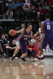 Phoenix Suns v Houston Rockets: Steve Nash and Kyle Lowry Photographic Print by Bill Baptist