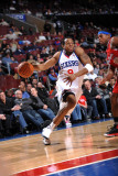 Los Angeles Clippers v Philadelphia 76ers: Andre Iguodala and Ryan Gomes Lámina fotográfica por Jesse D. Garrabrant