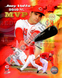 Joey Votto 2010 National League MVP Portrait Plus Photo
