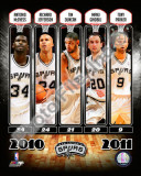 2010-11 San Antonio Spurs Team Composite Photo