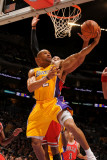 Chicago Bulls v Los Angeles Lakers: Derek Fisher Photographic Print by Noah Graham