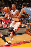 Charlotte Bobcats v Miami Heat: Chris Bosh Photographic Print by Victor Baldizon