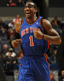 New York Knicks v Charlotte Bobcats: Amar'e Stoudemire Photographie par Kent Smith