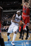 Chicago Bulls v Dallas Mavericks: Jason Terry and Kyle Korver Photographic Print by Danny Bollinger