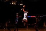 Atlanta Hawks v New York Knicks: Josh Smith and Amar'e Stoudemire Fotografisk tryk af Nathaniel S. Butler