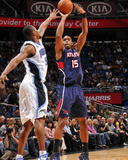 Atlanta Hawks v Orlando Magic: Al Horford and Rashard Lewis Photographic Print by Fernando Medina