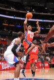 New Jersey Nets v Los Angeles Clippers: Ben Uzoh Photographic Print by Noah Graham