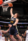 Utah Jazz v Los Angeles Clippers: Krylo Fesenko Photographic Print by Noah Graham